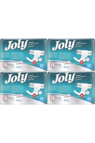 Jolly Joly Yetişkin Bezi Bel Bantlı M - Orta - Medium 120 Adet