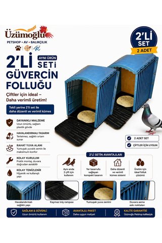 üzümoglu 2 ADET ASMALI GÜVERCİN FOLLUĞU