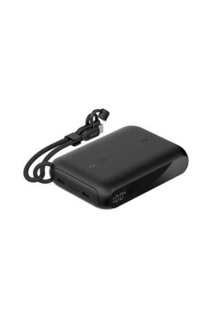 Belkin BPB027HQBK BoostCharge 10.000 mAh 20W USB-C PowerBank Dijital Göstergeli Taşınabilir Şarj Cih