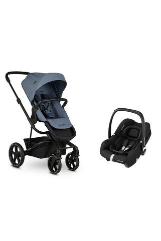 Easywalker Harvey3 Bebek Arabası Steel Blue Travel Sistem