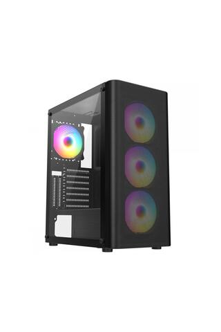 Bezos FC-9385G 550W 4X8120MM FAN SİYAH KASA