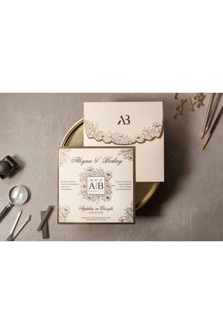 BASKIYERİ 100 Adet Wedding Davetiye 8413