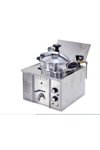 zerzembe MDXZ-16 16L Paslanmaz Çelik Ticari Masaüstü Kızarmış Tavuk Ocağı