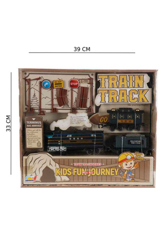 KESKİN SOUND Sesli ve Işıklı Tren Oyun Seti 30 Parça
