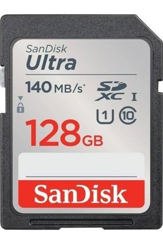 Lexar SanDisk Ultra 128 GB 140 MB/s SDSDUNB-128G-GN6IN Class 10 UHS-I Hafıza Kartı