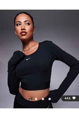 Nike W Np Df Ls Top Gg Shine Kadın Uzun Kollu Tişört SPRINT SPORT