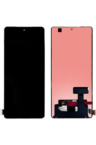 indirimplus iNfinix Hot 50 Pro Plus Lcd Ekran Dokunmatik Orjinal Full Çitalı Siyah