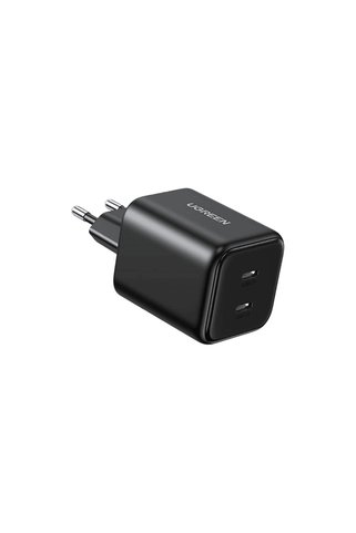 Ugreen 45W GaN Type-C QC PD 2xUSB-C Hızlı Şarj Cihazı Siyah