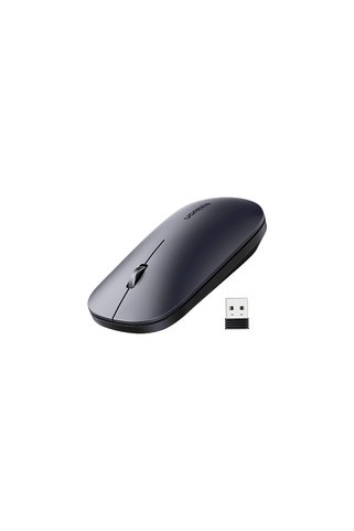 Ugreen 2.4 Ghz Sessiz Tuşlu Kablosuz Optik Mouse Siyah, 90372
