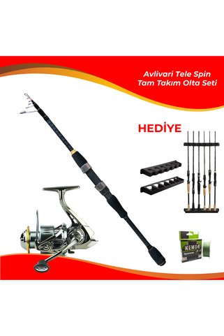 Fujin Ryuji Rock Fish 228 Cm 3-16 Gr Tele Spin - Avlivari Yumoshi 3000 Metal 13+1 BB Tam Takım Lrf Olta Se