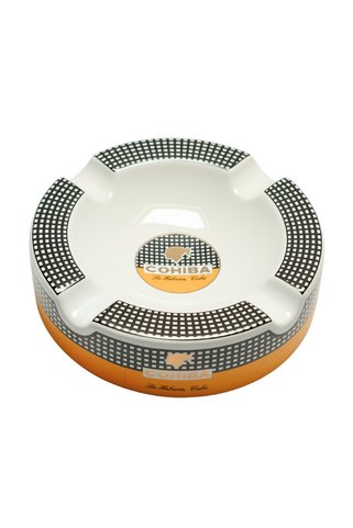 Parmida Cohiba Beyaz Dört Hazneli Yuvarlak Seramik Puro Küllüğü CKL0199