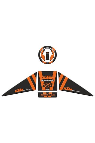MOTOSPARTAN KTM 250 ADVENTURE 2019 - 2022 UYUMLU TANK PAD SETİ 003 GOGO