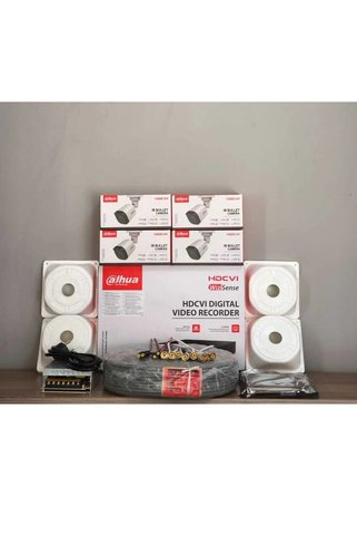 DAHUA 4 Kanal 4 Kamera Güvenlik Kamera Seti 500 Gb Hdd