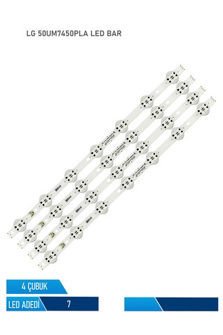 LG 50UM7450PLA Led Bar 4 Parca 50 inc