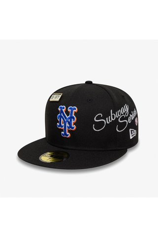 NEW ERA Img Subway Series 59Fifty Neymetco Unisex Siyah Şapka
