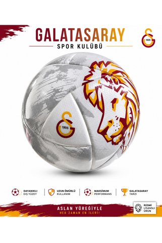 Galatasaray Aslan Desenli No:5 Futbol Topu Velocity Yeni Sezon 2026