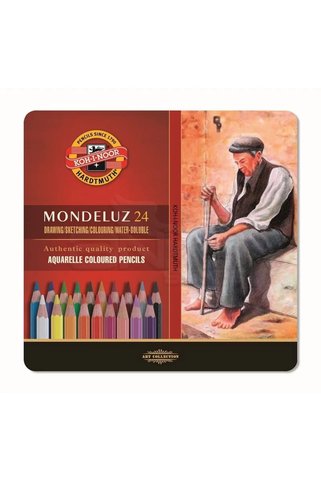 Koh-i Noor Koh-i-Noor Mondeluz Aquarell Sulu Boya Kalem Seti 24lü 3724