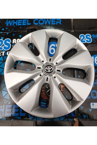 Universal 15 inç Toyota Corolla / Yaris / Auris Uyumlu Jant Kapağı 4'lü Takım Amblem Hediyeli