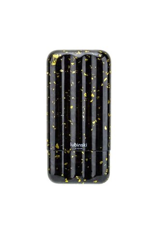 Lubinski CarbonFiber Puro Kılıfı Siyah-Sarı 3lü (60Ring) LB-518