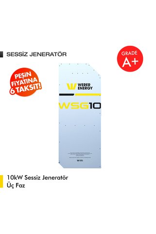 WERER ENERGY 10kW LiFePO4 Lityum Demir Fosfat Tri Faz Sessiz Jeneratör