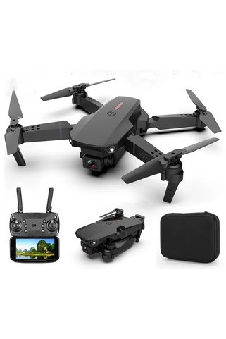 TECHNOMEN 4K HD Kameralı Katlanabilir Drone – Uzaktan Kumandalı, Çok Fonksiyonlu, Taşınabilir