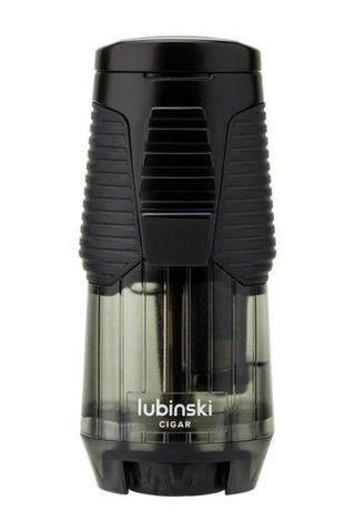 Lubinski Tek Torch Pürmüz Siyah Puro Çakmağı LB-176