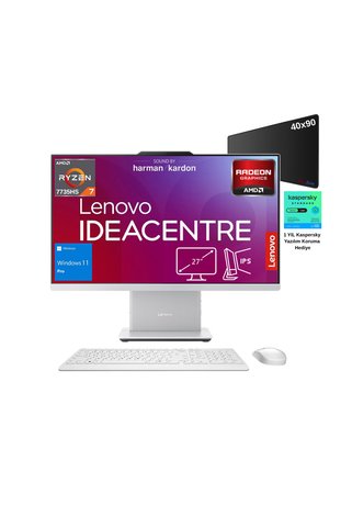 LENOVO Ideacentre 27ARR9 AİO Ryzen7 7735HS 40GB 2TB SSD 27" FHD W11P Bilgisayar - Mouse Pad Wz14