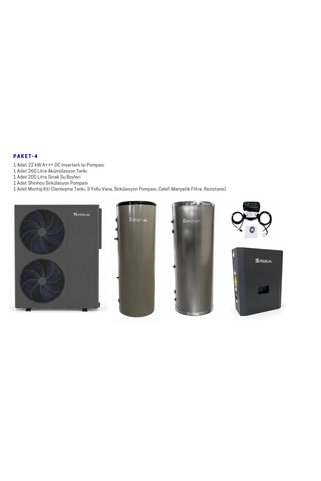 SPRSUN 22 Kw A+++ R32 Dc Inverterlı Isı Pompası Kurulum Paketi-4