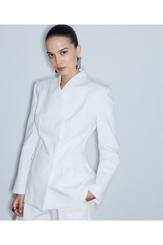 İpekyol Bel vurgulu nervürlü blazer