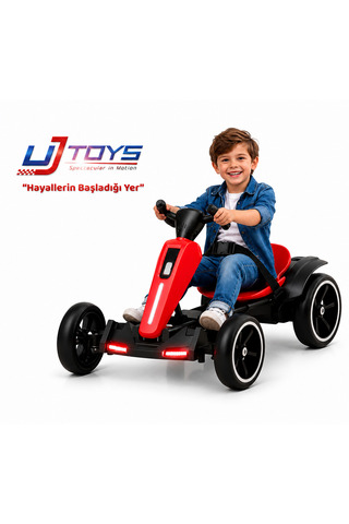 ujtoys KatlaGİT UZAKTAN KUMANDALI LED IŞIKLI AKÜLÜ ARABA 12 V