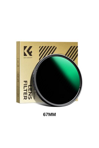 K&F CONCEPT 67 mm ND3-ND1000 Ayarlanabilir Değişken Filtre