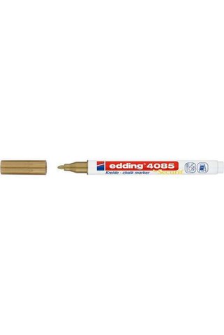 Edding Cam Kalemi 4085 Likit Tebeşir Kalemi (Sıvı Tebeşir) 1-2Mm Altın (10 Lu Paket)