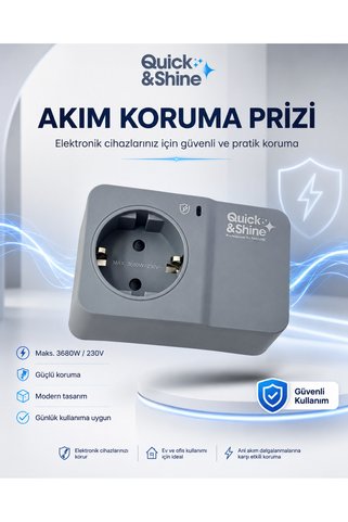 Beko Orijinal Gerçek Akım Korumalı Priz Tekli (1050 J Yüksek Kalite)