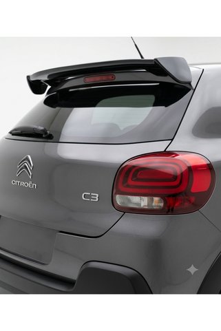 plastik body kit Citroen C3 (2017-2024) Üniversal Spoiler BOYASIZ (Plastik)