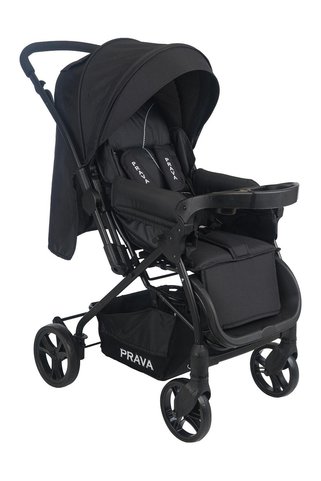 Prava Comfort Plus Çift Yönlü Bebek Arabası - Siyah