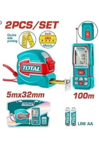 syncticaret TOTAL - Lazer uzaklık ölçer 70 m - Hassasiyet ±2,0 mm - Ölçüm aralığı 0,05 - 70 m - Lazer diyot 635 nm Sınıf 2 - Mavi - Ço...