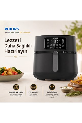 Philips Premıum Xxl 7,3lt 1,4kg Aile Boyu 16 sı 1 Arada Airfrey - Rapid Air Teknolojisi