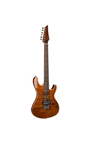guson Modern Superstrat HSS Manyetikli Elektro Gitar (Flame Top)