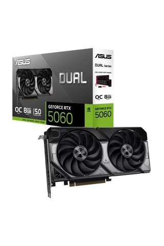 ASUS RTX5060 8GB DUAL-RTX5060-O8G GDDR7 128bit HDMI DP PCIe 5.0 WHITE EDITION