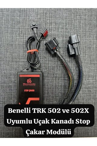 MaxxMoto Benelli TRK 502 ve 502X Uyumlu Orjinal Soketli Uçak Kanadı Stop Çakar Modülü