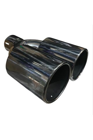 Ness CUPRA LOGOLU 90 MM TİTANYUM ÇİFTLİ EGZOZ UCU