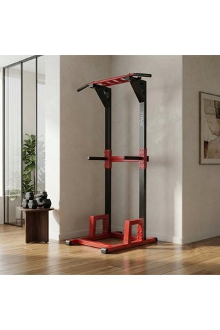 Rane Fitness Equipment Barfiks Farklı Tutuş Dips Şınav İstasyonu Kırmızı Renk