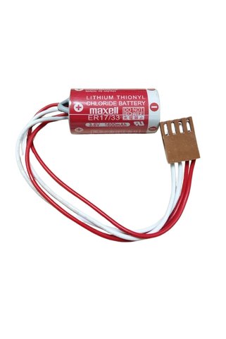 ARNEER Maxell Er17/33 3.6V 2/3A 4 Pın Size Lithium Pil - Kahverengi Soket
