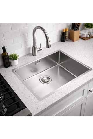 Teka Be Linea RS515 50.40 Tezgâh Altı Paslanmaz Çelik Eviye 115000005