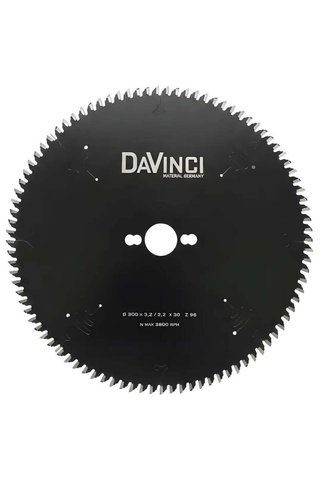 ALAVAN DaVinci 300x3,2x30mm 95 diş Quantum Diş Dizilimli MDF Testeresi | Endüstriyel TCT Elmas Daire Tester