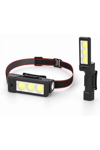 Epilons Gold Silver Gs-225 3 Led Usb Şarjlı Çok Fonksiyonlu Kafa Feneri