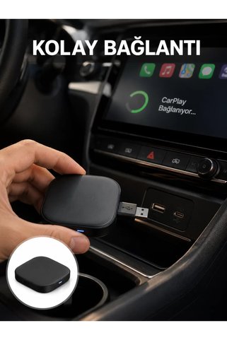 Belle Fusion USB Girişli Tak Çalıştır Kablosuz Android Auto Cihazı Yeni Nesil