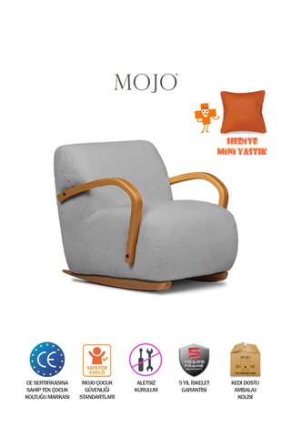 MOJO Soho Shake Sallanan Ayaklı Çocuk Koltuğu Gri