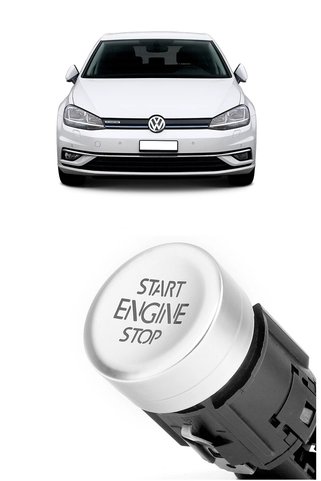 cme parts Vw Volkswagen Golf 7 Ve 7.5 2013-2020 Uyumlu Start Stop Düğmesi 4 Pin 5G1959839A
