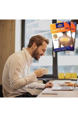 Yıldızan StopEver Thermal Hot Pro Terapi Kuşağı - 6'lı Paket | Bel, Boyun, Omuz Kas Ağrılarına Karşı 8 Saat E